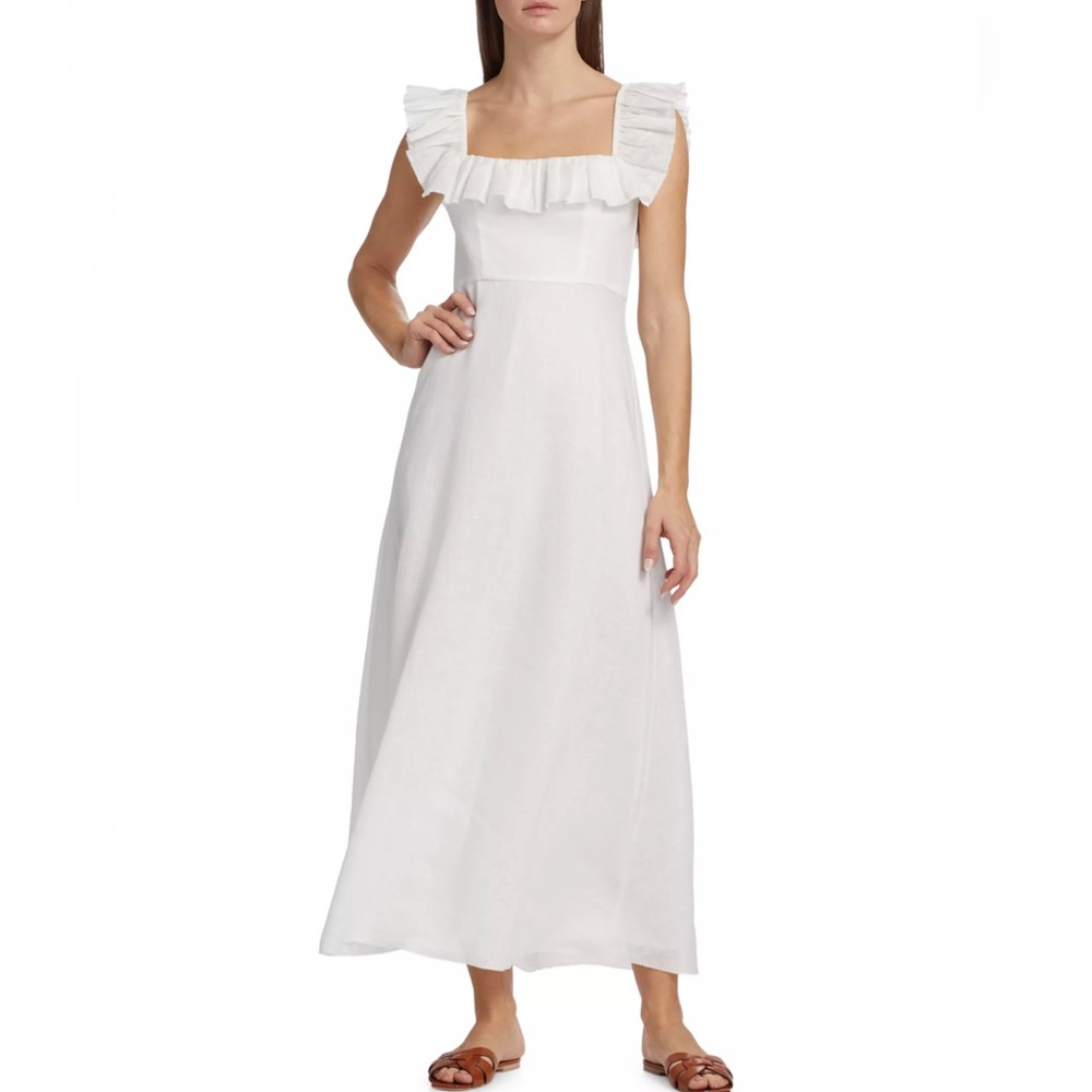 Zimmermann Cira Ruffled Maxi Dress Sz 0